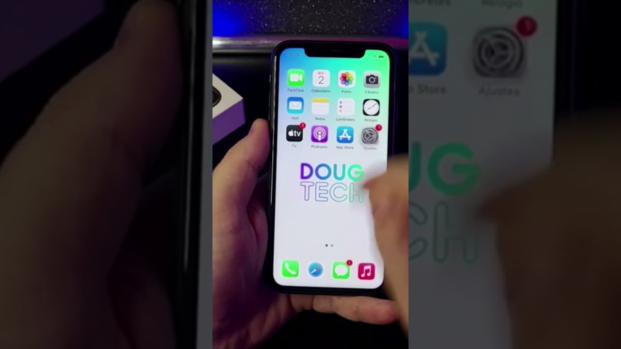 ATIVANDO E DESATIVANDO O MODO ESCURO NO IPHONE #Shorts