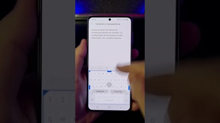 COMO MUDAR O TAMANHO DO TECLADO NO SAMSUNG #Shorts