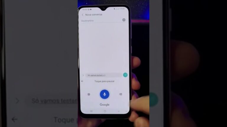 USE A SUA VOZ PARA DIGITAR NO SAMSUNG RAPIDAMENTE #Shorts