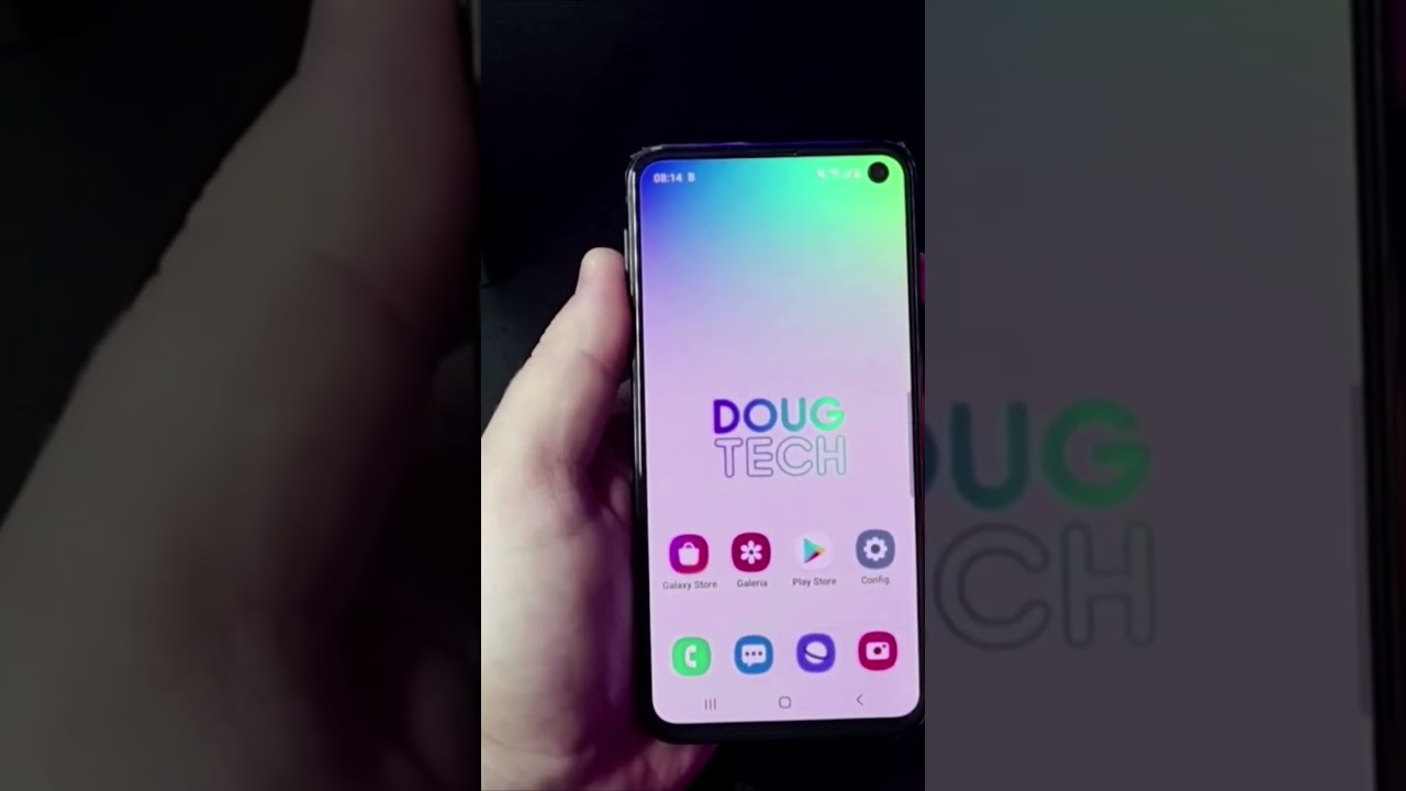 COMO LIGAR OU DESLIGAR O PAINEL EDGE NO SAMSUNG #Shorts