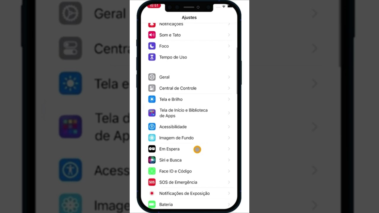 ► Como Desativar a Central de Controle no iPhone quando Bloqueado #Shorts