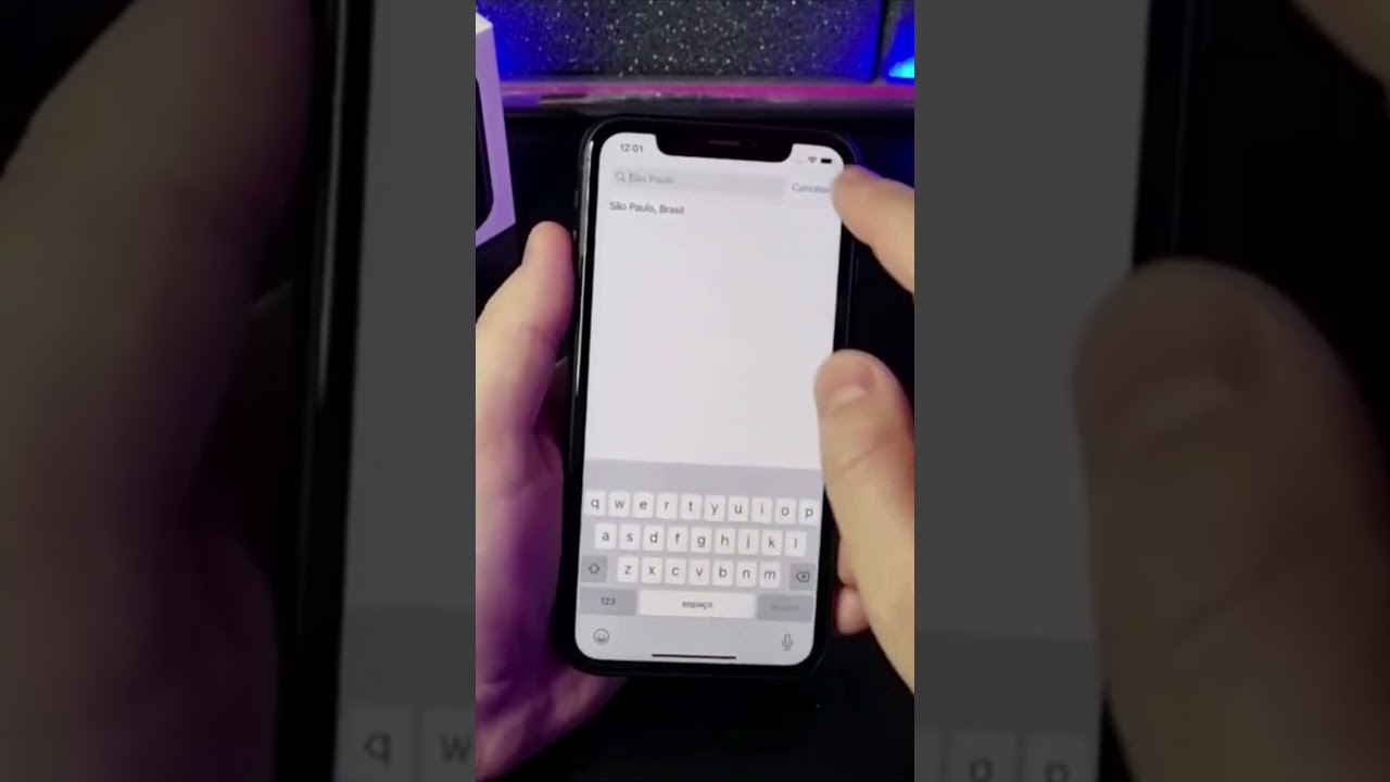 COMO AJUSTAR DATA E HORA NO IPHONE #Shorts