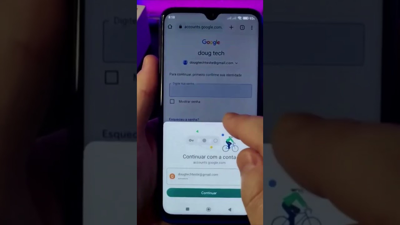 COMO MUDAR O TELEFONE DE AUTENTICAÇÃO NO XIAOMI #Shorts