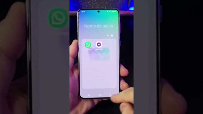 ORGANIZE SEUS APLICATIVOS CRIANDO PASTAS NO SAMSUNG #Shorts