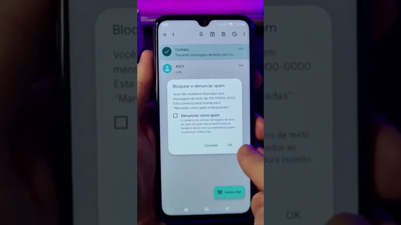 COMO BLOQUEAR MENSAGENS SMS NO XIAOMI #Shorts