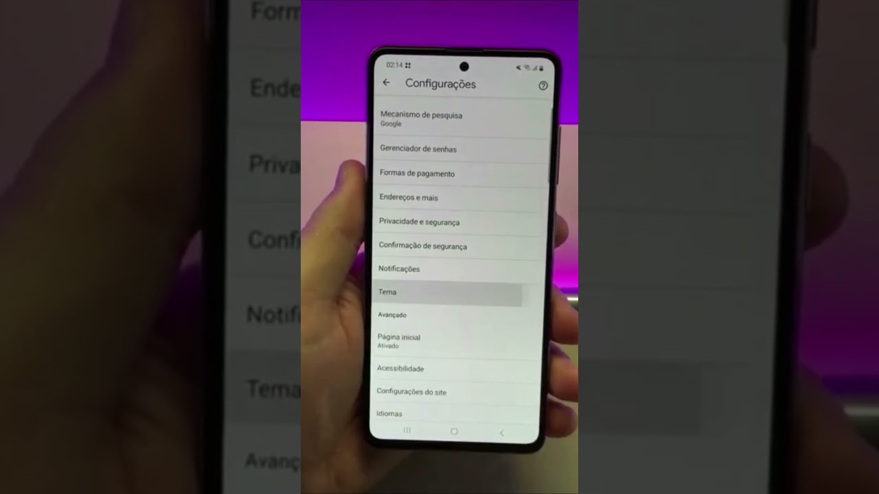 COMO MUDAR PARA MODO ESCURO OU CLARO NO CHROME ANDROID #Shorts