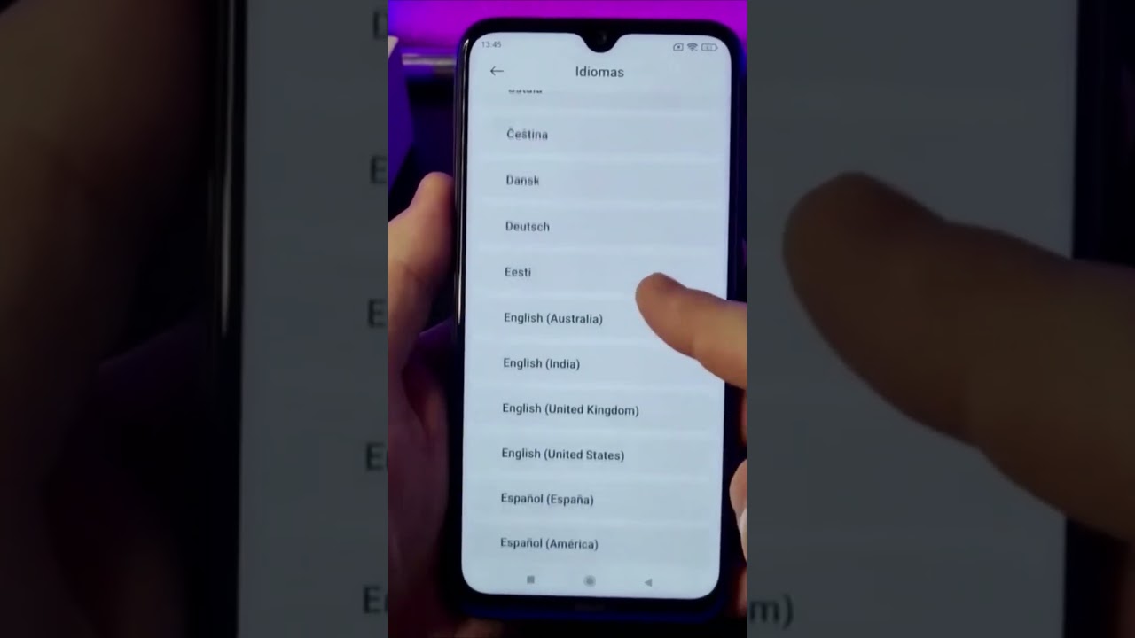 COMO ALTERAR O IDIOMA NO XIAOMI #Shorts