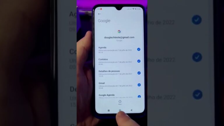 COMO GERENCIAR CONTAS GOOGLE NO XIAOMI #Shorts