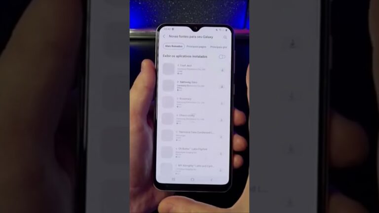 Modificando o estilo da fonte no Samsung #Shorts