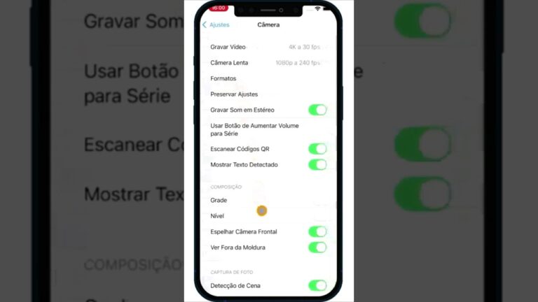 COMO LIGAR OU DESLIGAR O HDR DA CÂMERA NO IPHONE #Shorts
