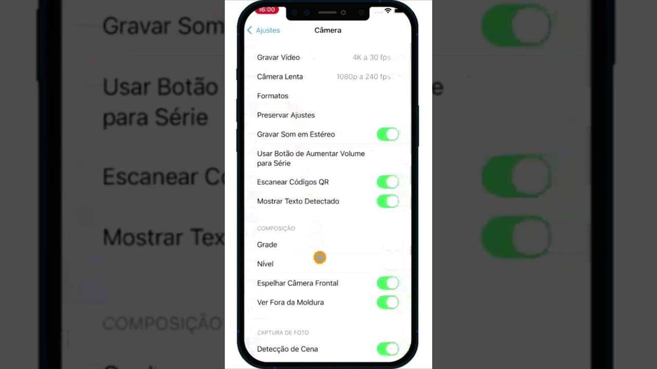 COMO LIGAR OU DESLIGAR O HDR DA CÂMERA NO IPHONE #Shorts