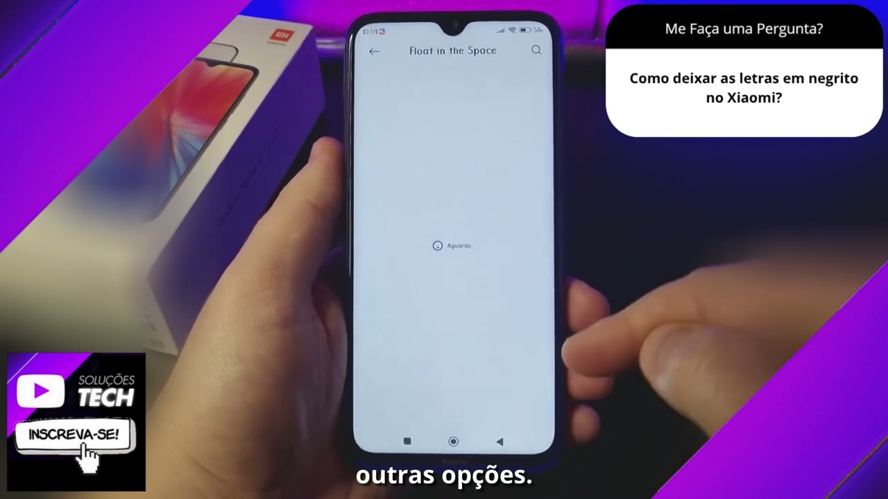 Como deixar as letras em negrito no Xiaomi❓
