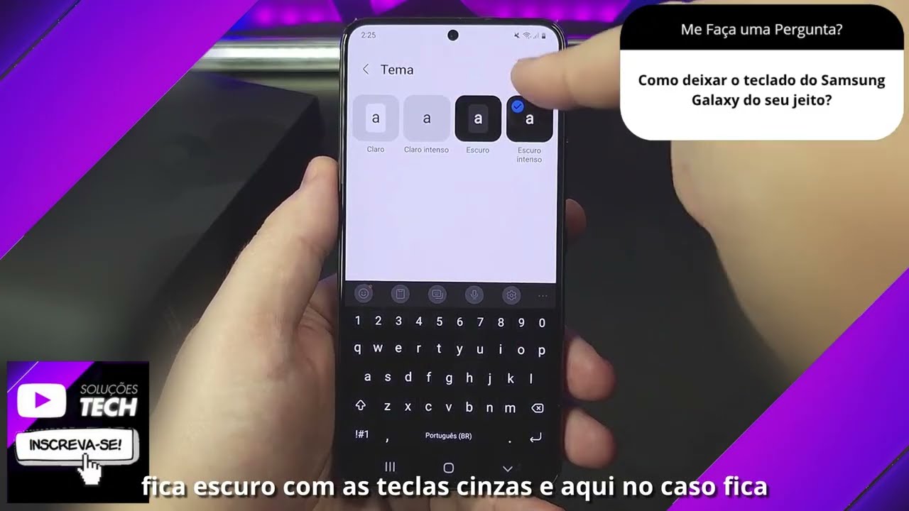Como deixar o teclado do Samsung Galaxy do seu jeito❓