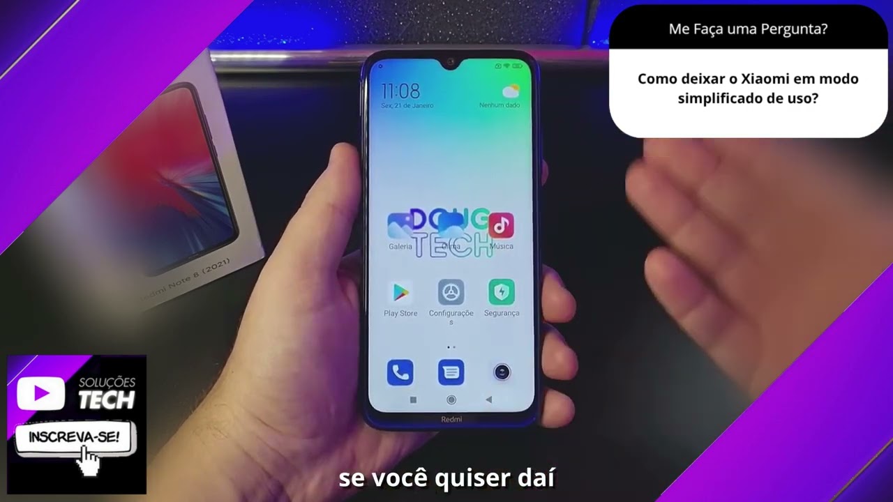 Como deixar o Xiaomi em modo simplificado de uso❓