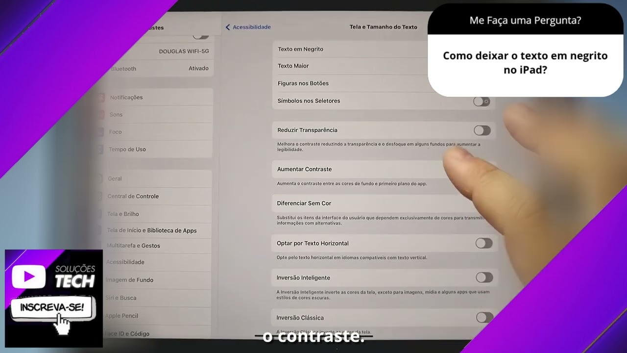 Como deixar o texto em negrito no iPad❓