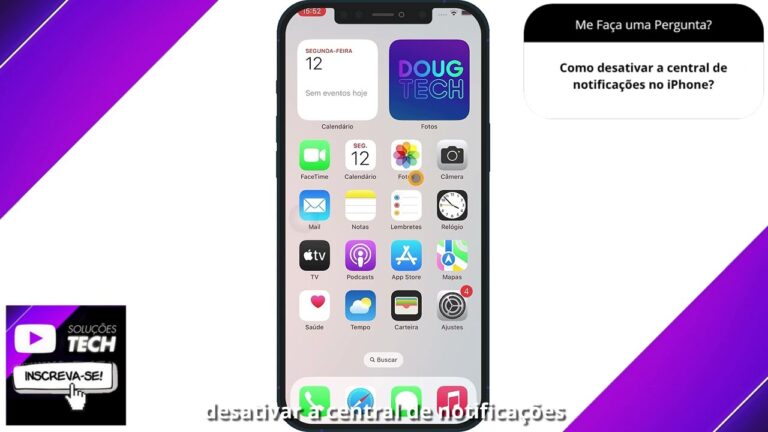 Como desativar a central de notificações no iPhone❓