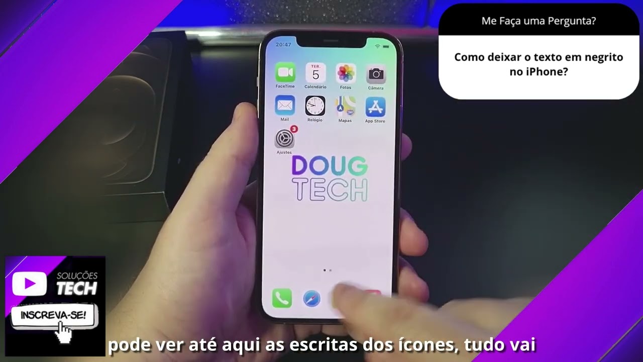 Como deixar o texto em negrito no iPhone❓