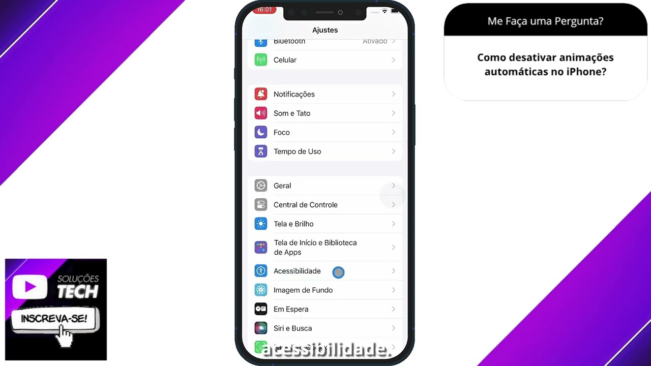 Como desativar animações automáticas no iPhone❓