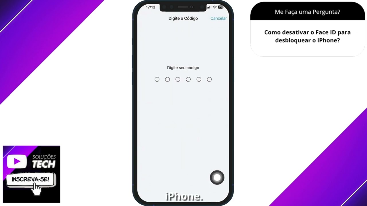 Como desativar o Face ID para desbloquear o iPhone❓
