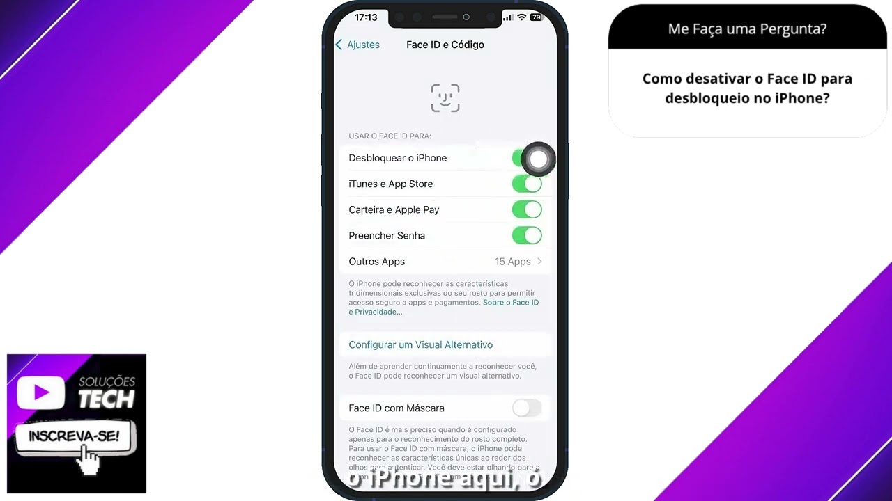 Como desativar o Face ID no iPhone❓