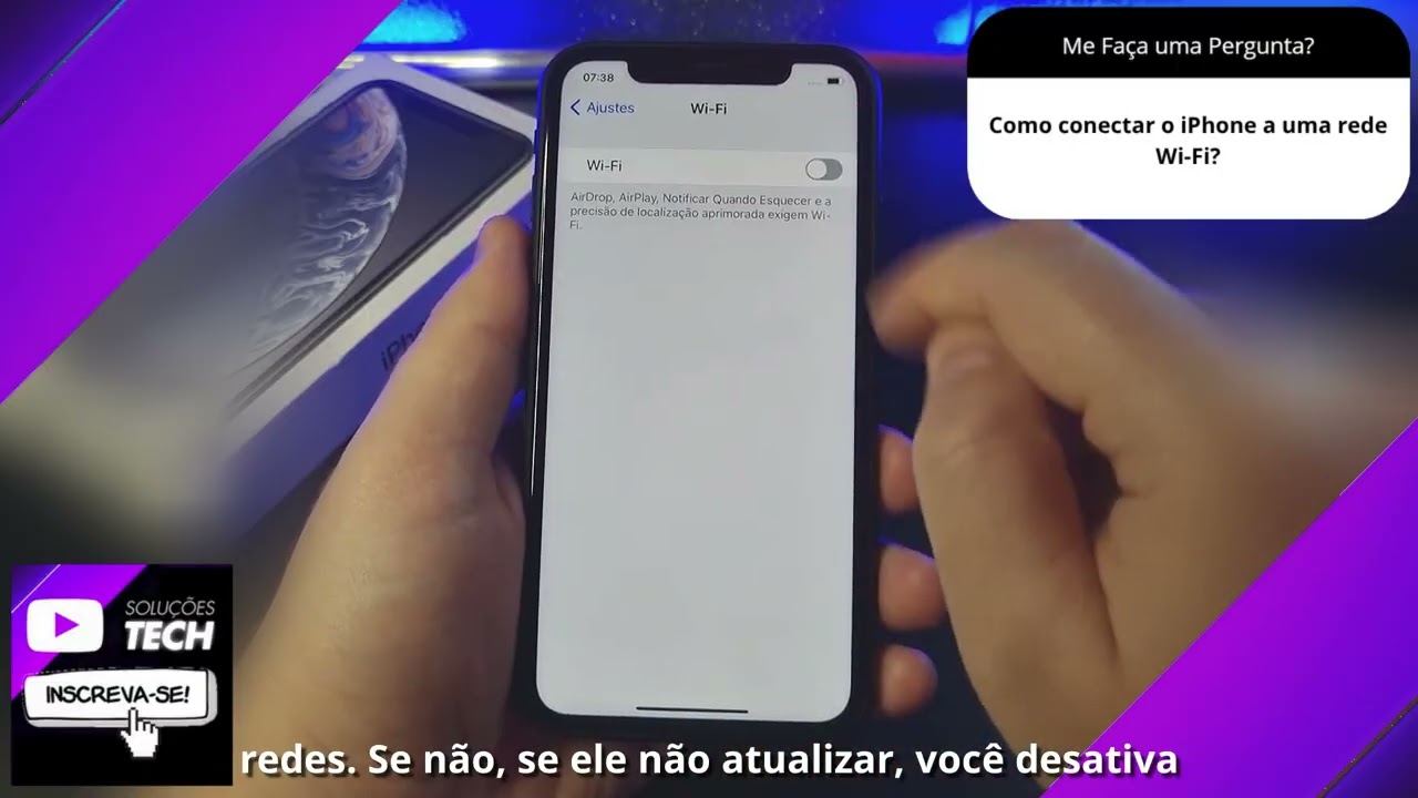 Como conectar o iPhone a uma rede Wi Fi❓