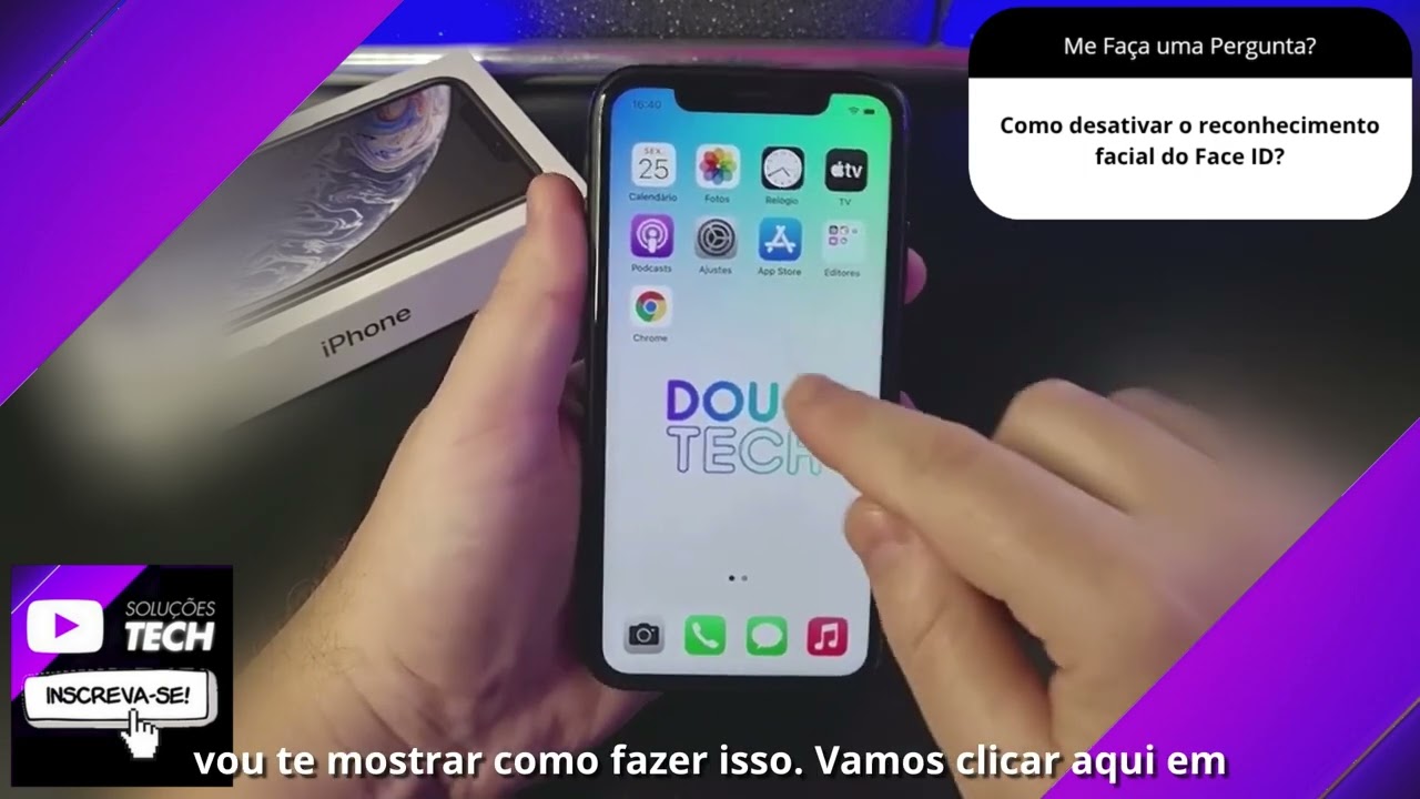 Como desativar o reconhecimento facial do Face ID❓