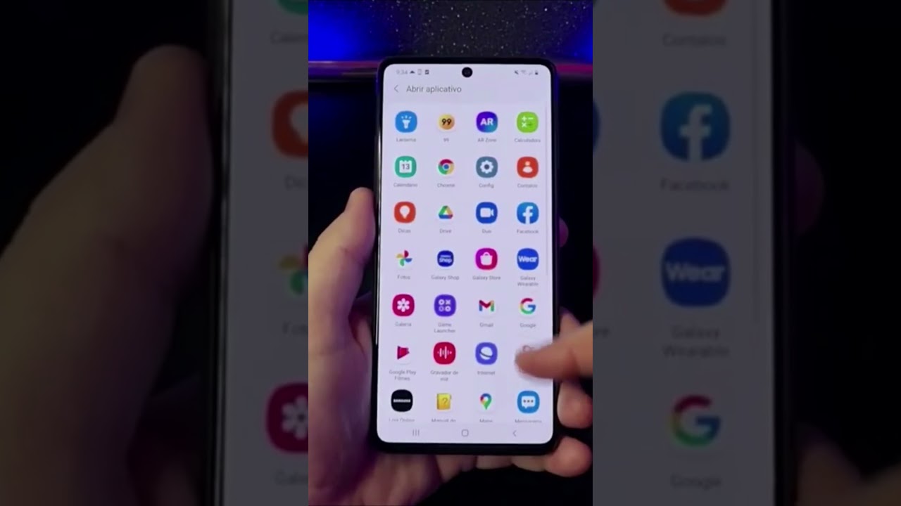 Personalize os atalhos da tecla lateral no Samsung #Shorts