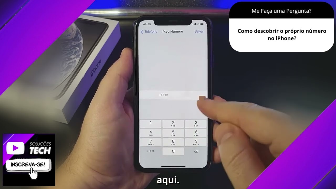Como descobrir o próprio número no iPhone❓