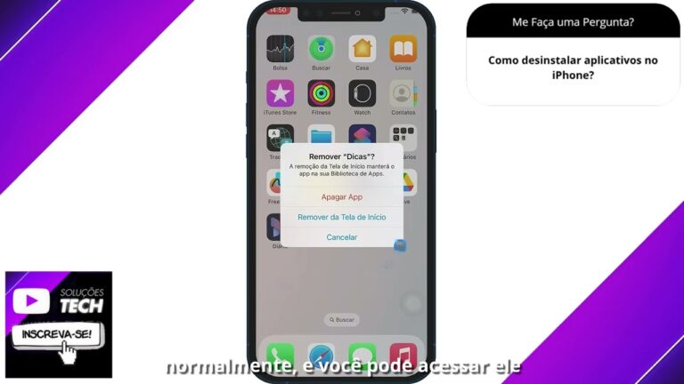 Como desinstalar aplicativos no iPhone❓