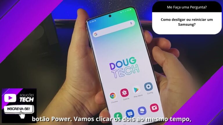 Como desligar ou reiniciar um Samsung❓