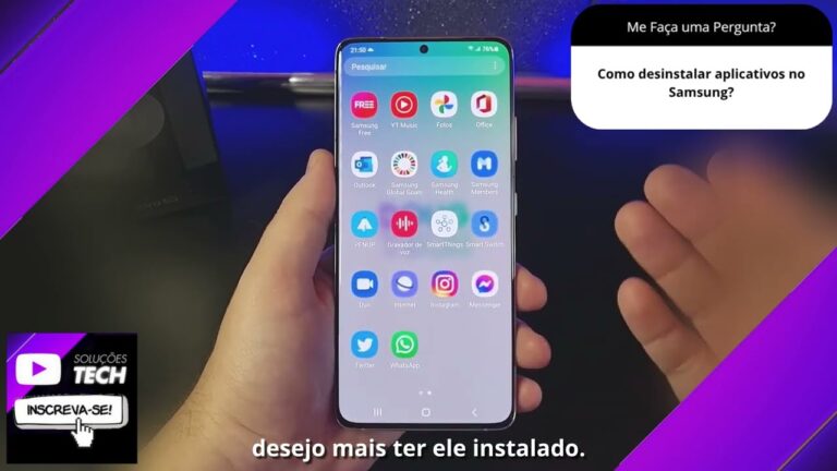 Como desinstalar aplicativos no Samsung❓
