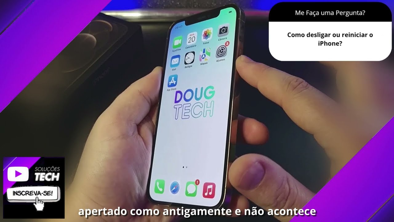 Como desligar ou reiniciar o iPhone❓