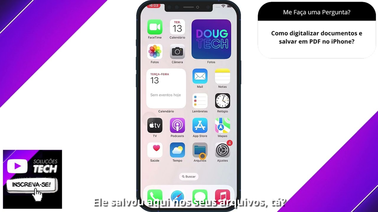 Como digitalizar documentos e salvar em PDF no iPhone❓