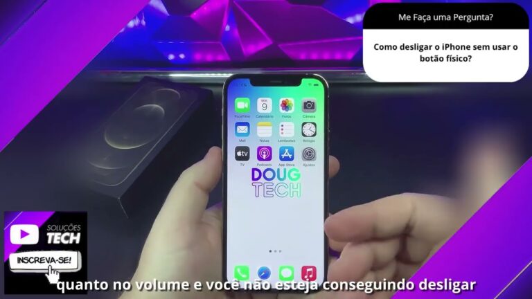 Como desligar o iPhone sem usar o botão físico❓