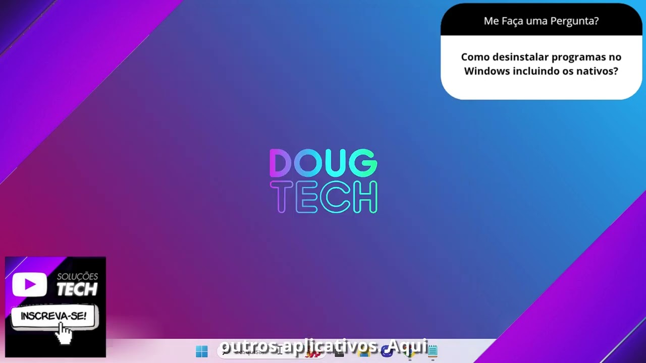 Como desinstalar programas no Windows incluindo os nativos❓