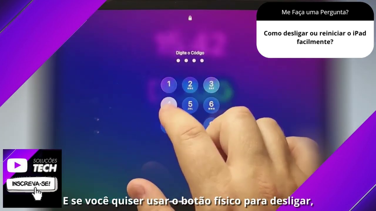 Como desligar ou reiniciar o iPad facilmente❓