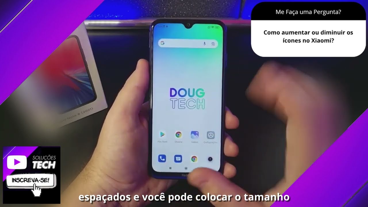 Como aumentar ou diminuir os ícones no Xiaomi❓
