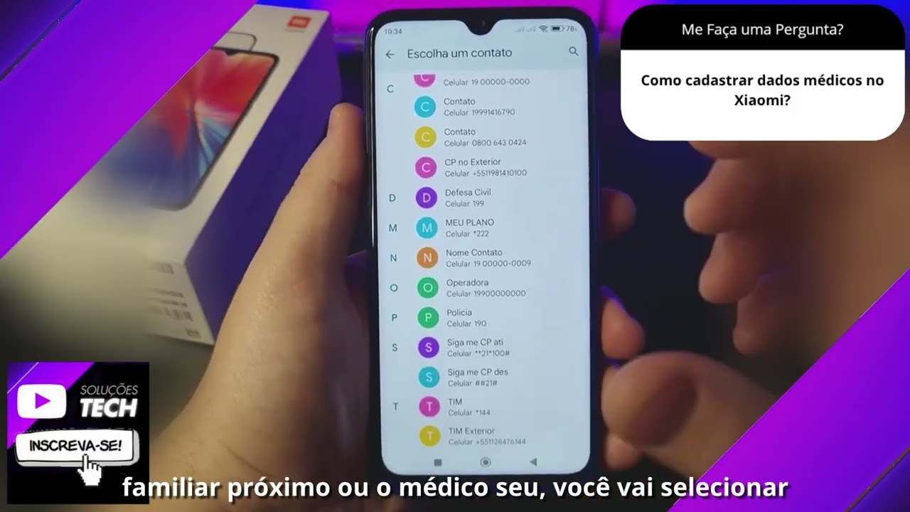 Como cadastrar dados médicos no Xiaomi❓