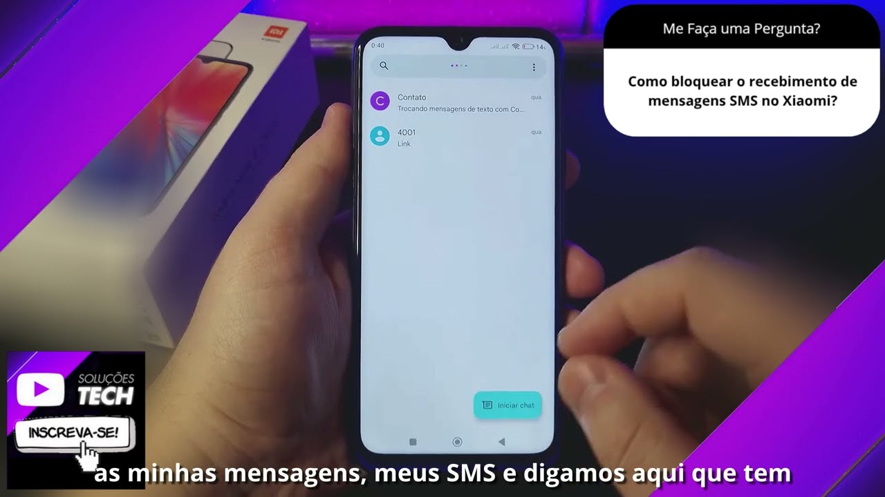 Como bloquear o recebimento de mensagens SMS no Xiaomi❓