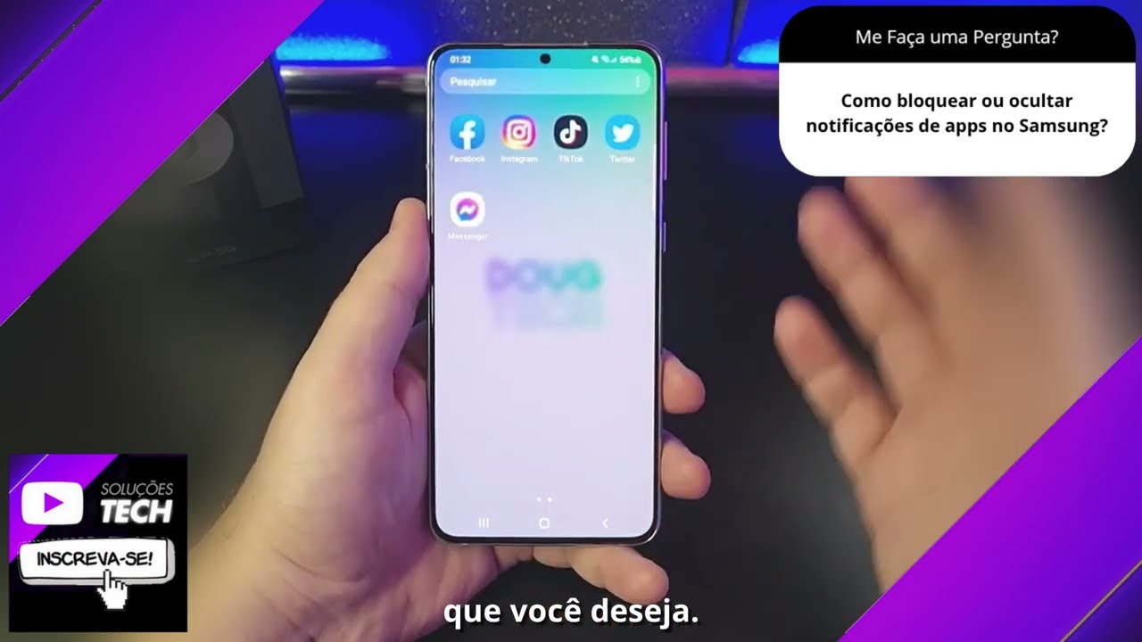 Como bloquear ou ocultar notificações de apps no Samsung❓