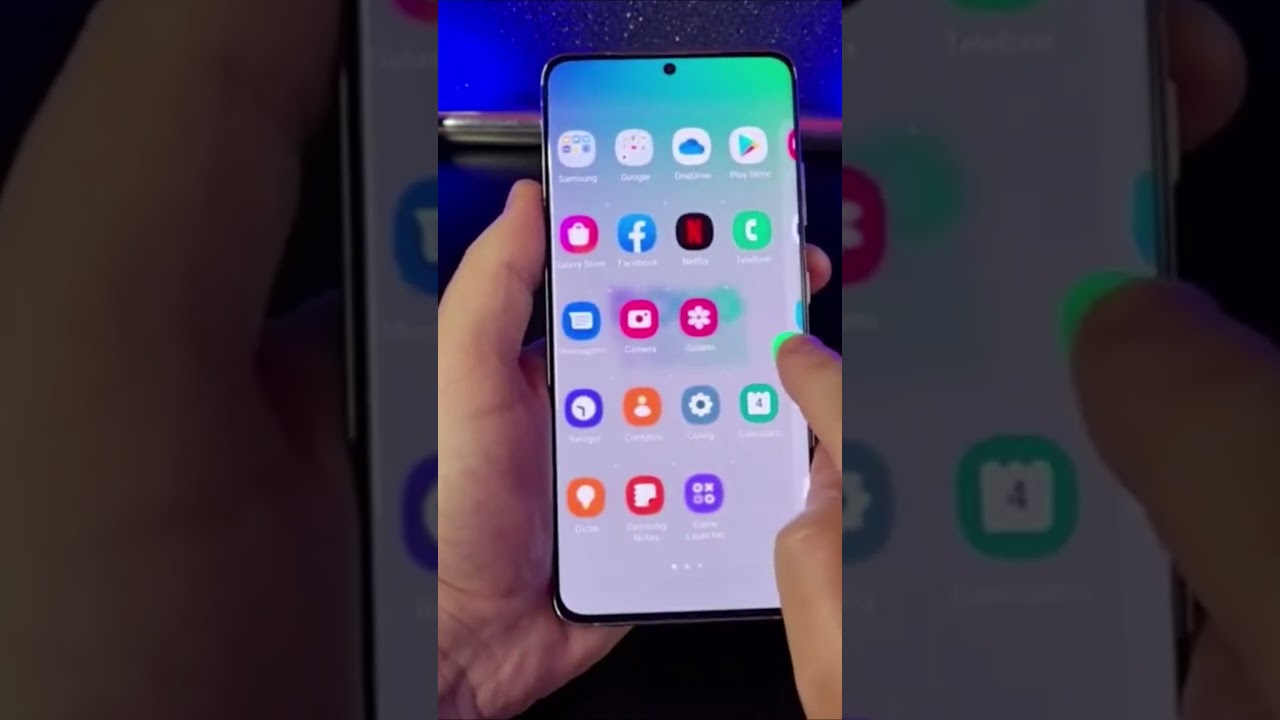 COMO GERENCIAR APLICATIVOS COLOCANDO OS EM PASTAS NO SAMSUNG #Shorts
