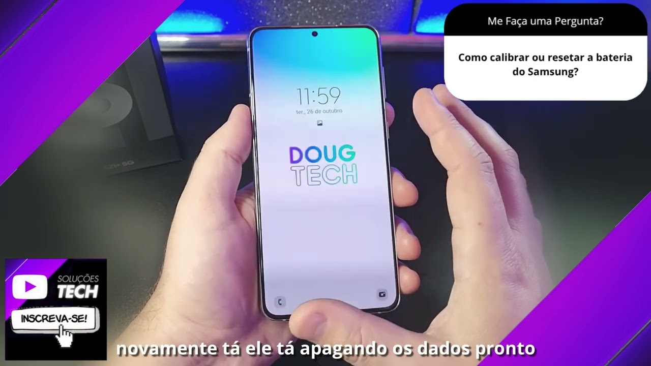 Como calibrar ou resetar a bateria do Samsung❓