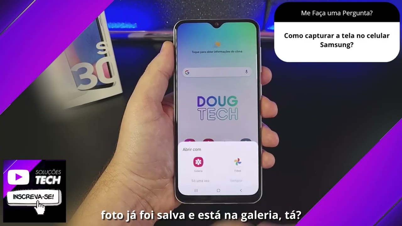Como capturar a tela no celular Samsung❓