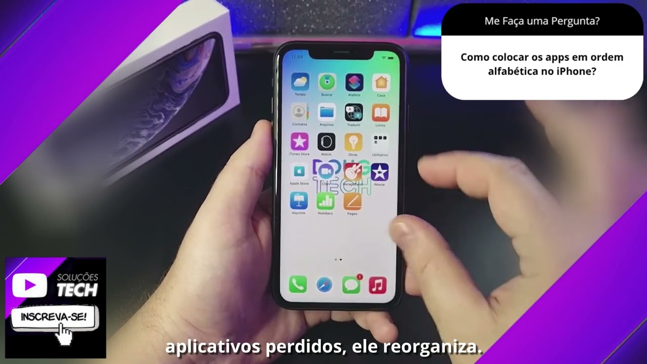 Como colocar os apps em ordem alfabética no iPhone❓