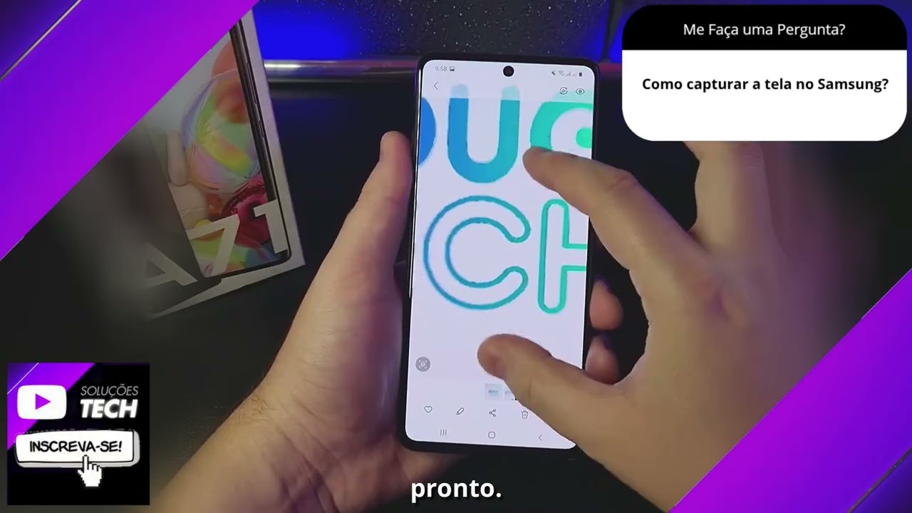 Como capturar a tela no Samsung❓