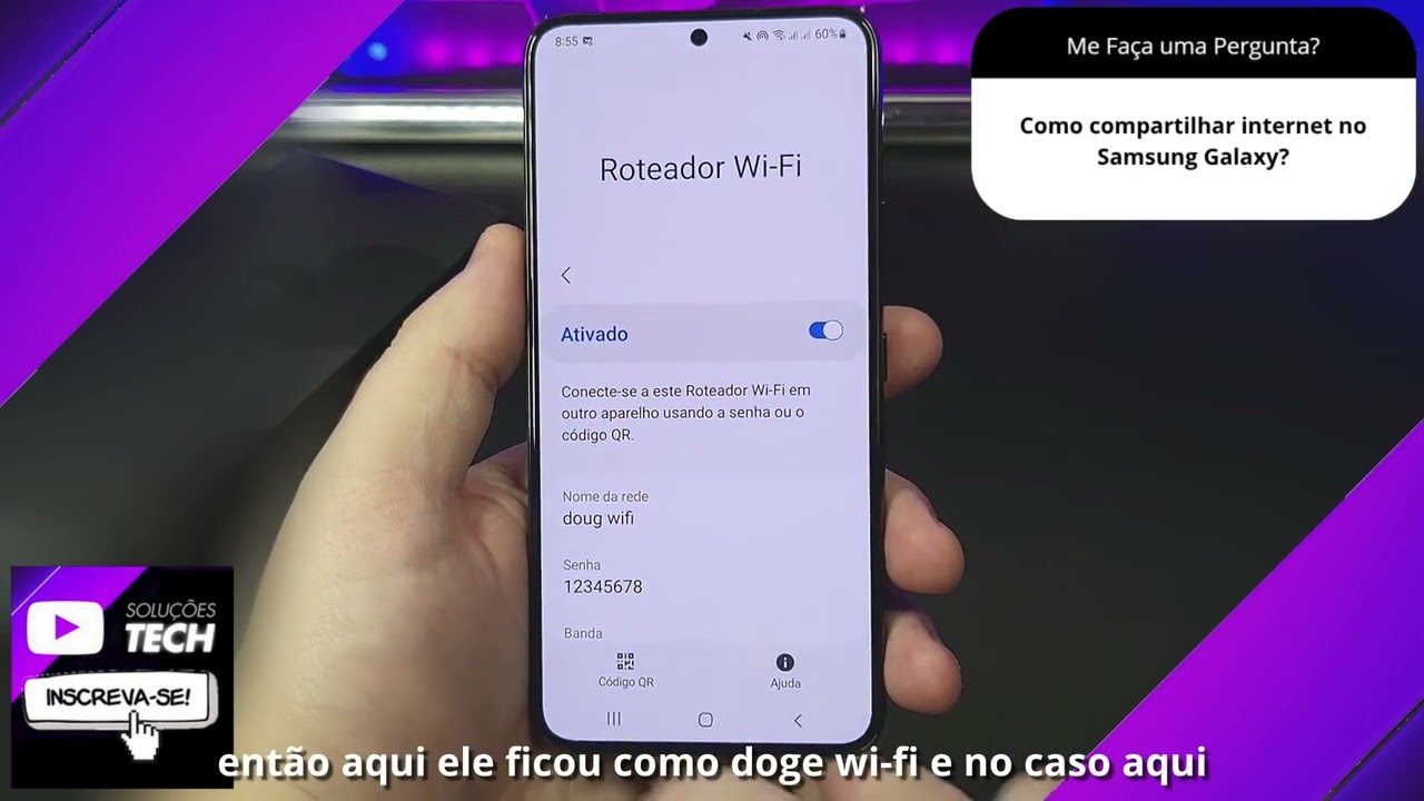 Como compartilhar internet no Samsung Galaxy❓