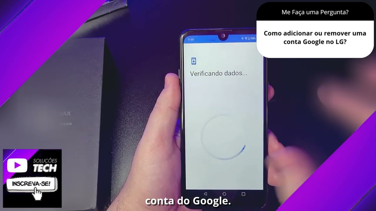 Como adicionar ou remover uma conta Google no LG❓