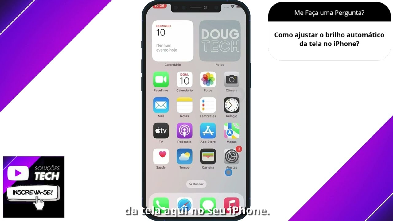 Como ajustar o brilho automático da tela no iPhone❓