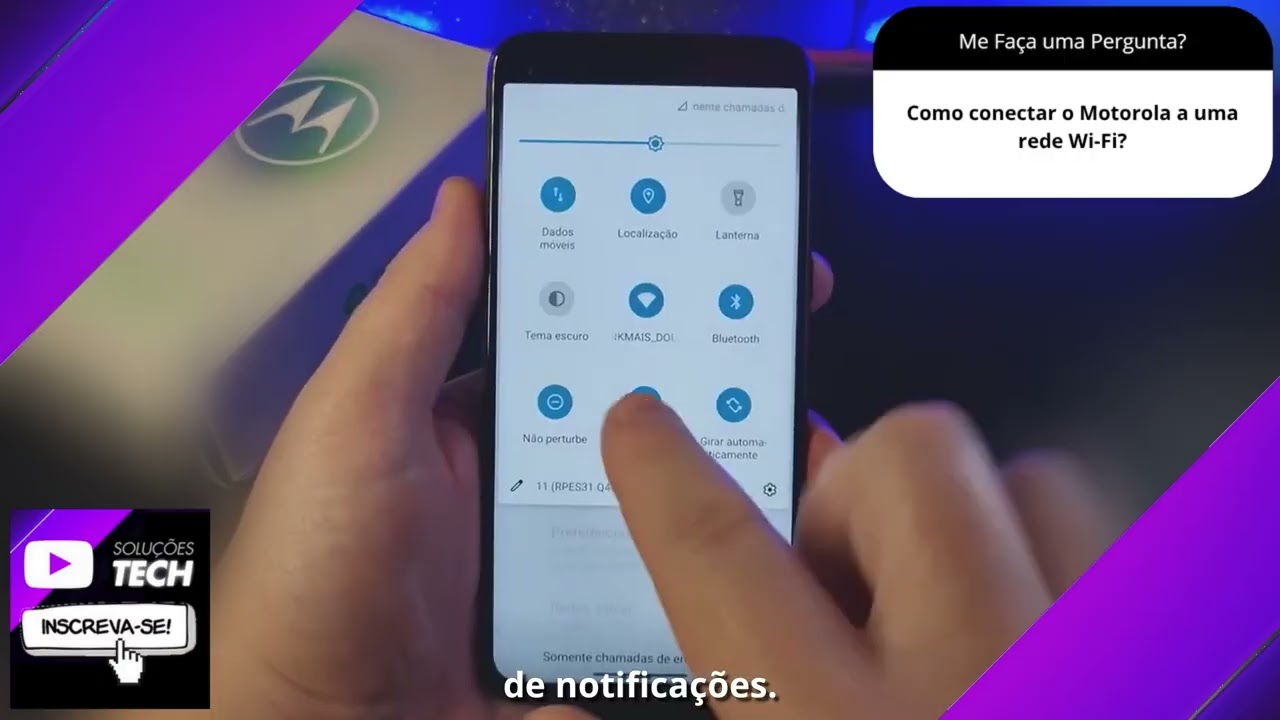 Como conectar o Motorola a uma rede Wi Fi❓
