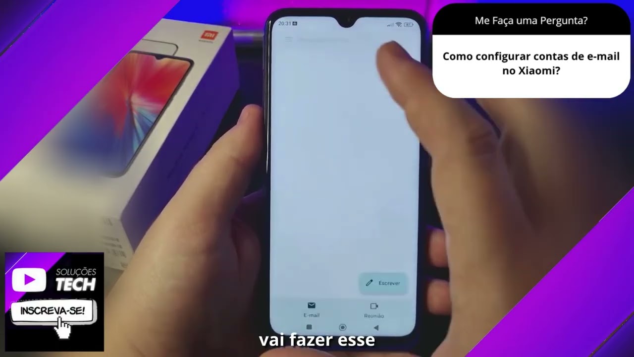 Como configurar contas de e mail no Xiaomi❓